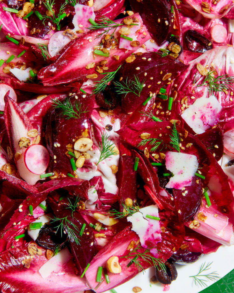 Beetroot, Radicchio & Savoury Granola Salad - Another Pantry