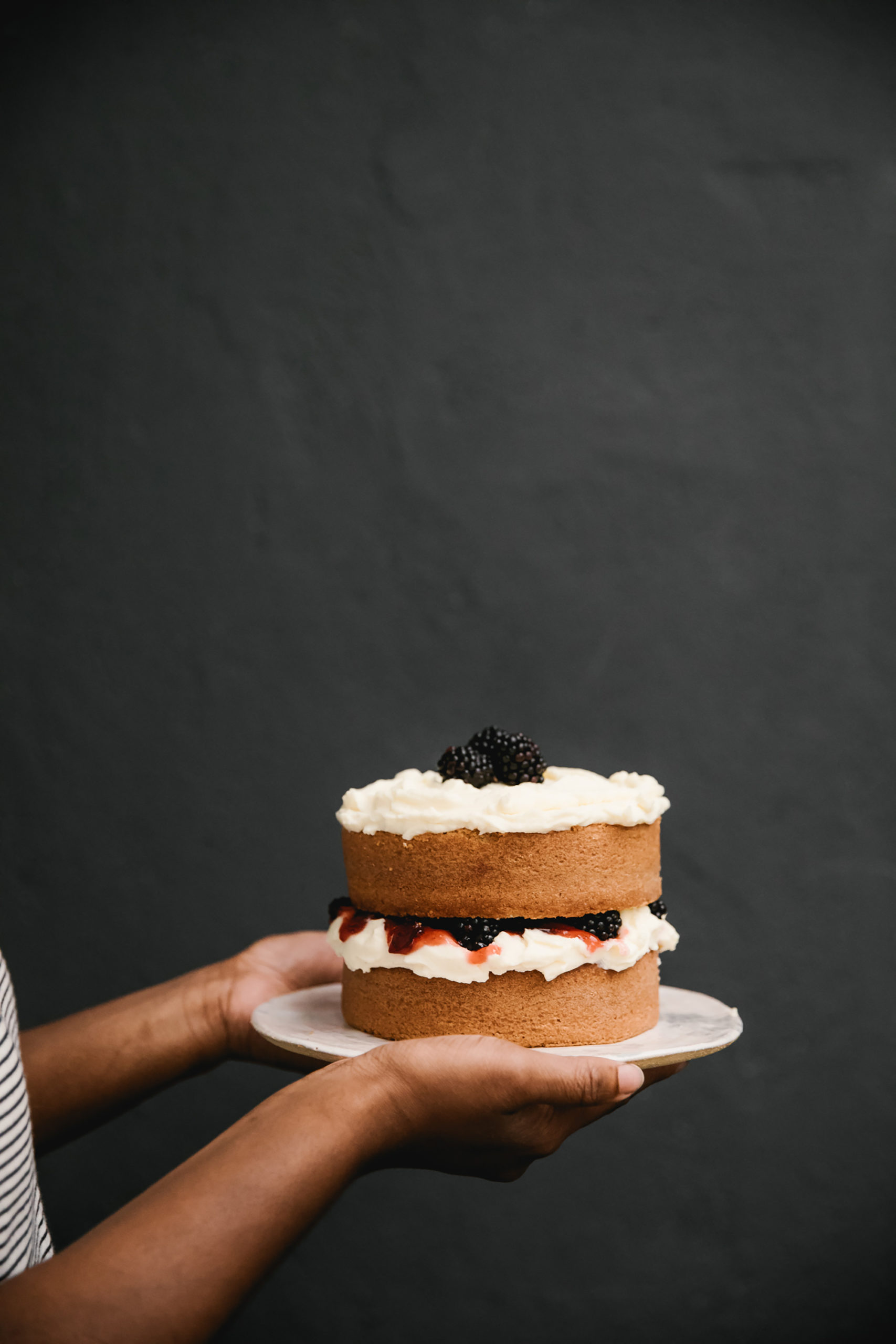 Blackberry Cake with Spiced Wine Jam - Benjamina Ebuehi - Another Pantry