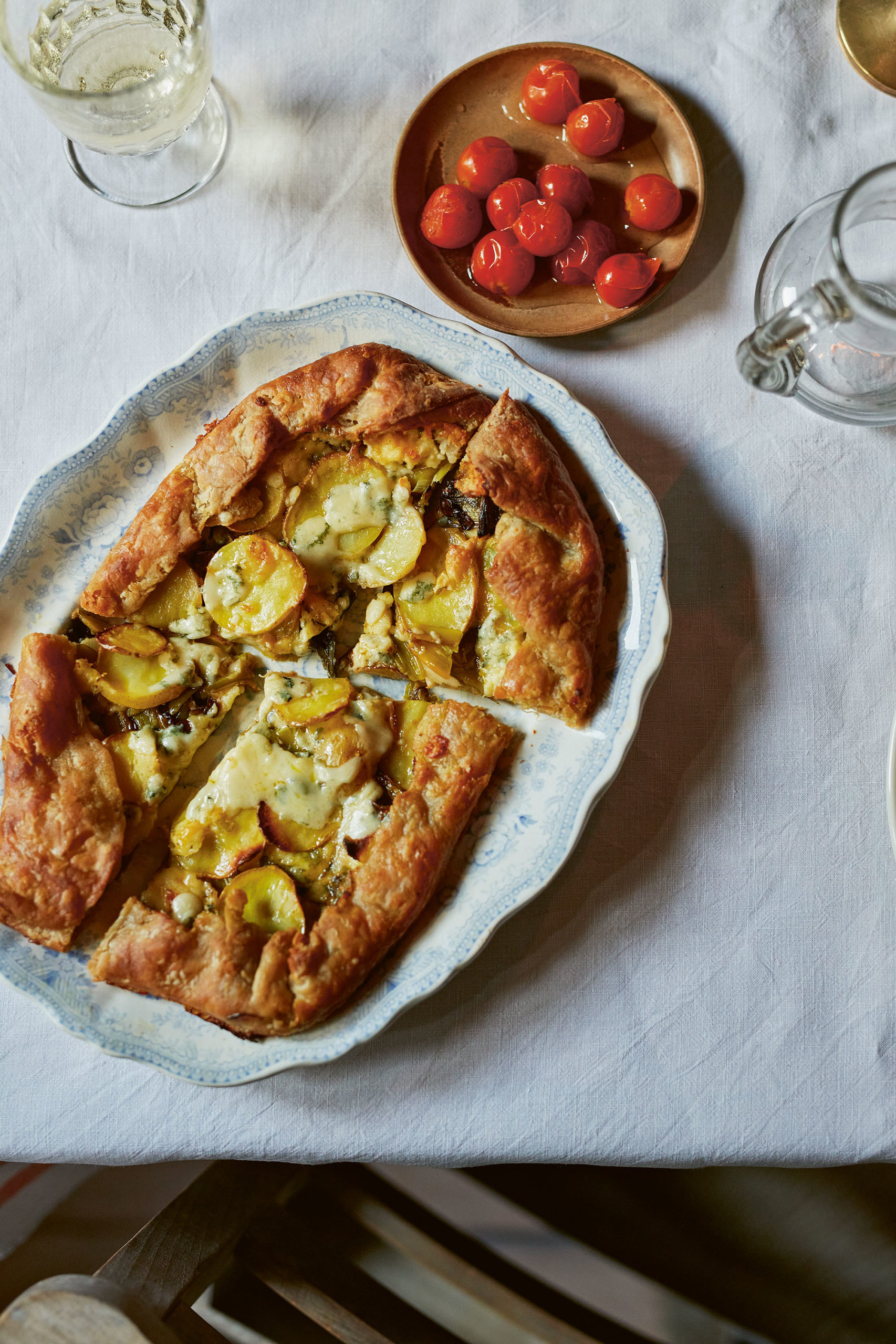Leek, Blue Cheese & Potato Galette - Another Pantry